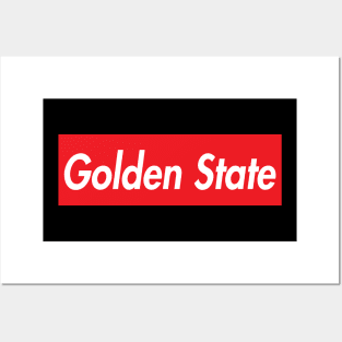 GOLDEN STATE SUPER USA LOGO Posters and Art